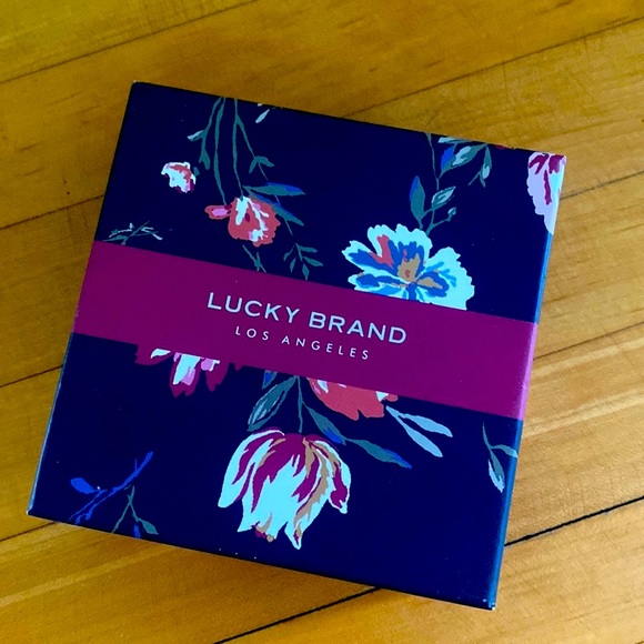 Lucky Brand Silver Hoops - Picture 4 of 7